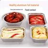 Cmaos Disposable Aluminum Foil Rectangular Meal Prep Containers