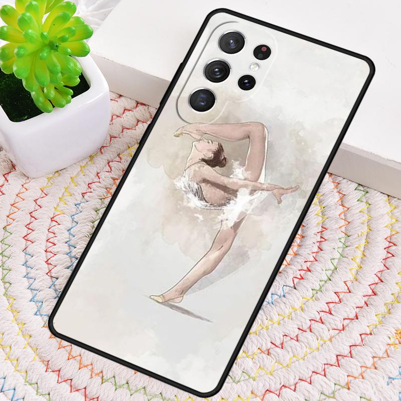Love Gymnastics Silicone Phone Case For Samsung Galaxy Note 10 Pro S26 S25 S24 S23 S22 S21 Plus S25Ultra Capa Cover