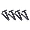 Tanax MOTOFIZZ Option Bag Fixing Belt 4 Pieces 20 X 600mm Equipped with Velcro Fastener Anti-Flapping MP-353 Black