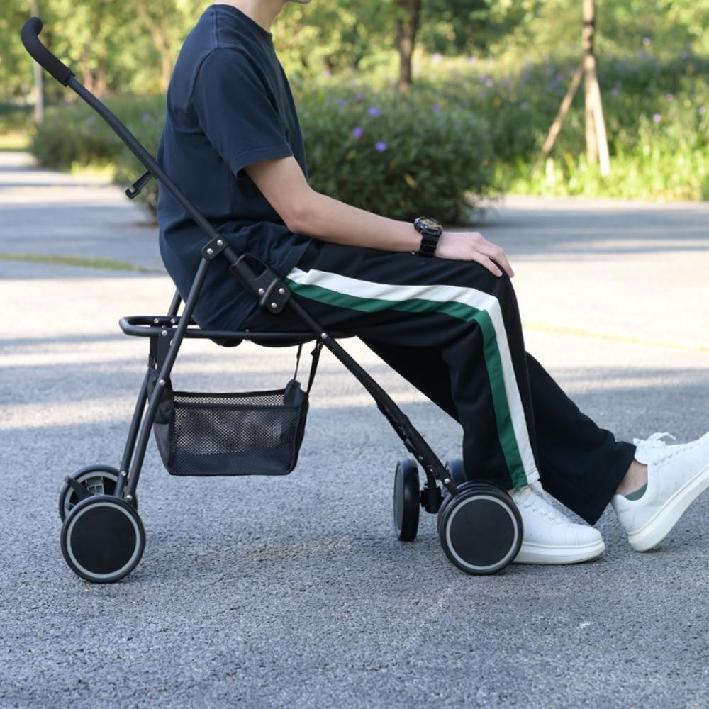 Detachable Dog Stroller Load Bearing 15kg Lightweight Folding Pet Stroller Four-wheeled Pet Trolley Cat Stroller Pet Carrier