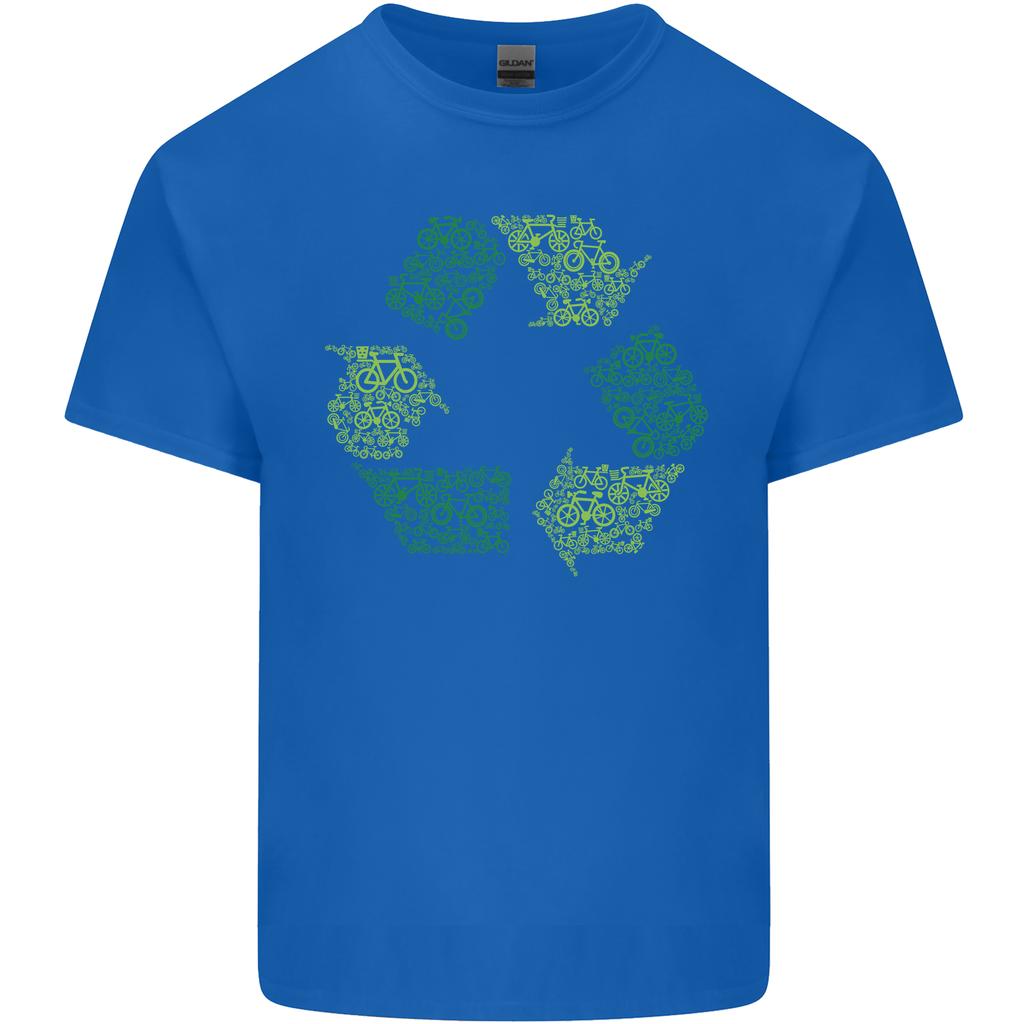 Recycle Bike Fun Cyclist Funny Unisexs Light Cotton TShirt