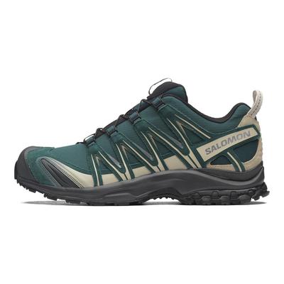 Xa Pro 3D Wildleder Dämpfung Halt Langlebig Leicht Rutschfest Niedrig geschnitten Laufschuhe Unisex Laufschuhe Grün 491280
