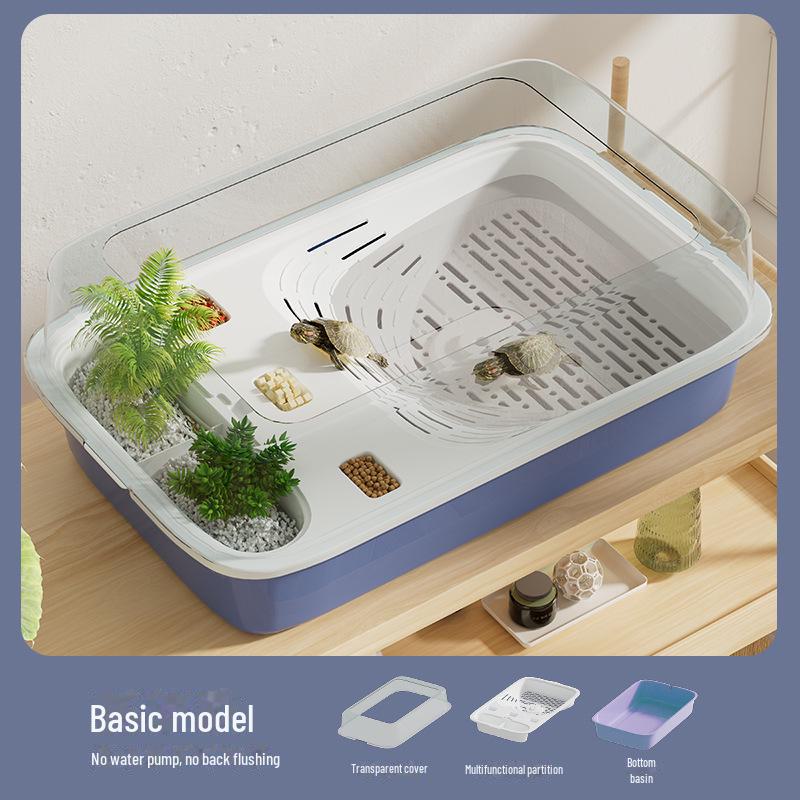 "Schildkrötenbecken": Heim-Landschaftsbau Öko-Aquarium für kleine/mittelgroße Schildkröten - Ideal für Balkon und Wohnzimmer"