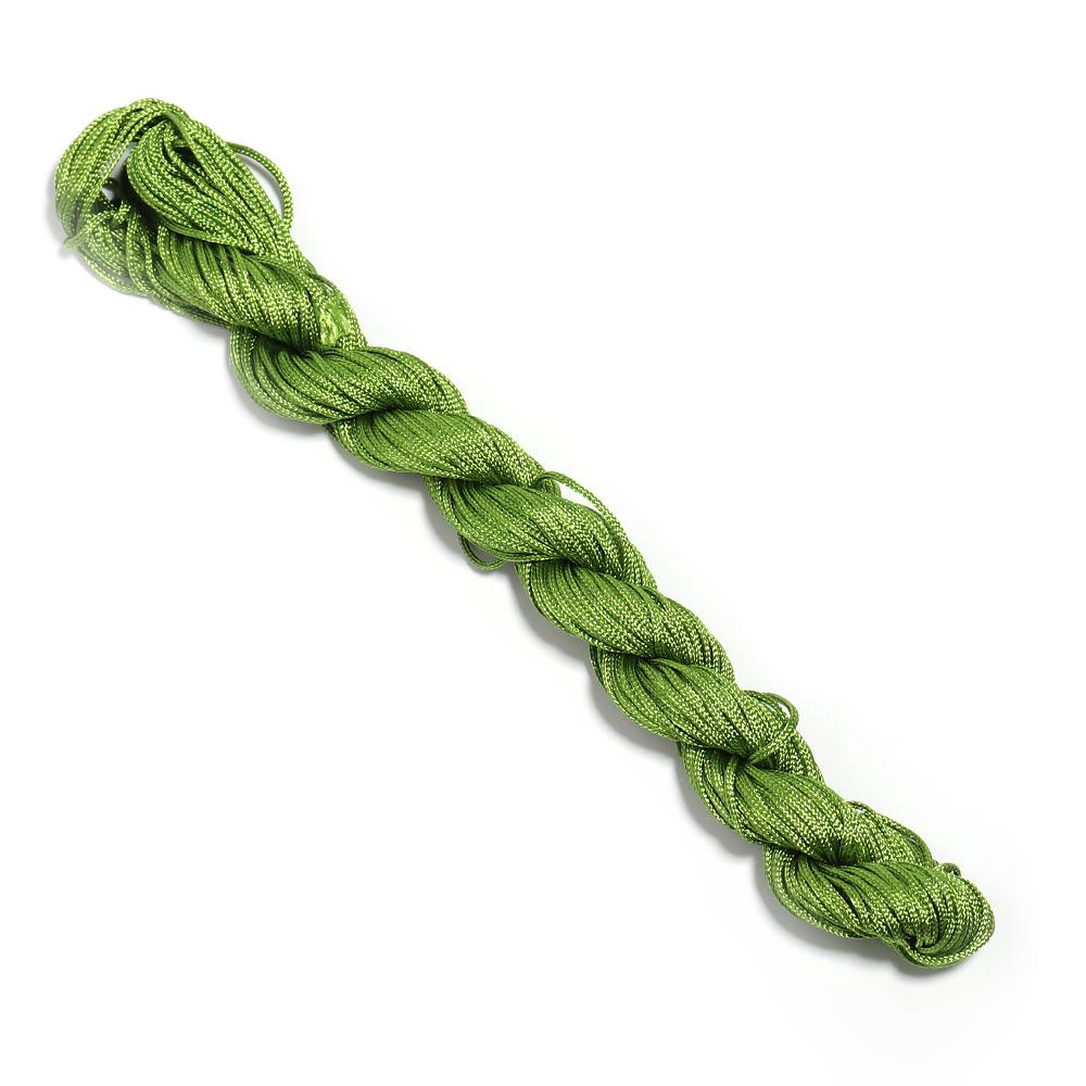 1/1.5mm Multicolor Nylon Cord Chinese Knot Thread Braided String for Jewelry Making Bracelet Tassels Beading Thread Supplies