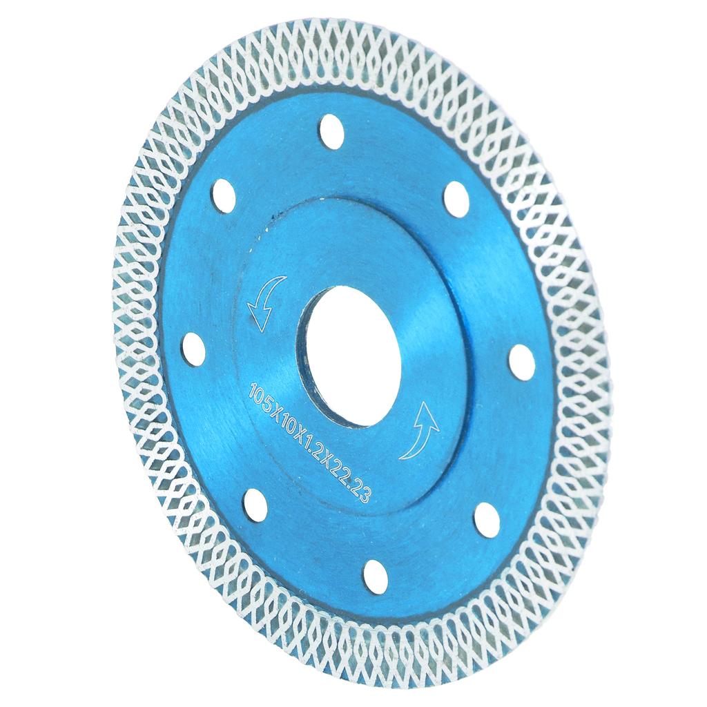 Diamantsägeblatt Schneiden Porzellanfliese Keramik Granit Marmor Ziegel Schleifen Polieren 4 Zoll Blau