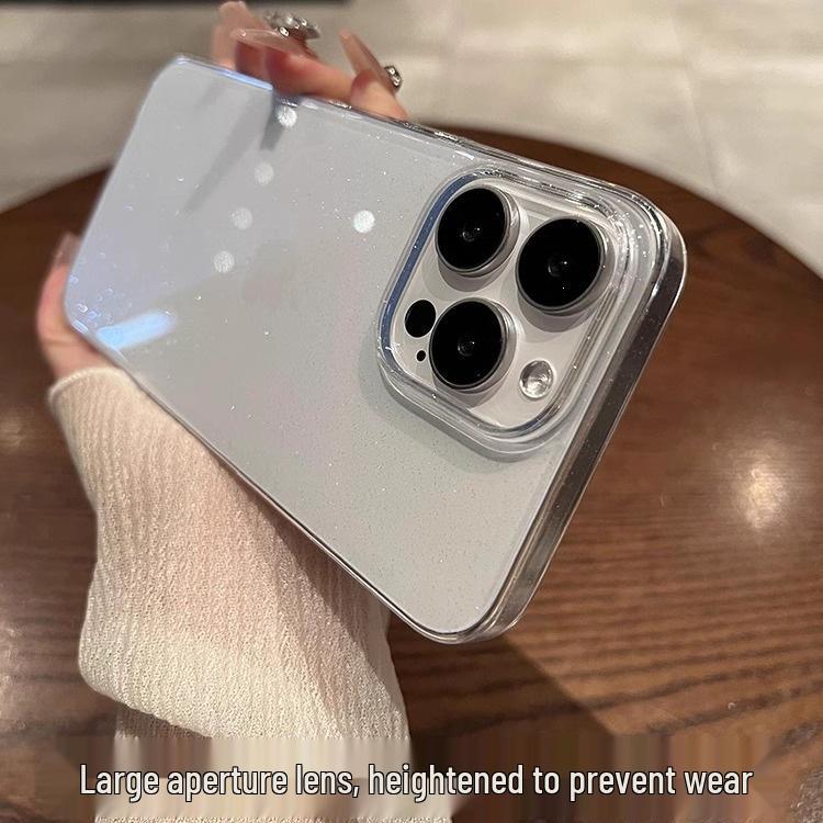 iPhone 17 Glitzer Transparent Handyhülle, Vollständige Abdeckung, Sturzschutz, Hochwertiges Gefühl, Kompatibel mit iPhone 13, 15 und 16.