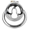 Stainless Steel CB Lock Metal Chastity Lock Male Penis Cage Chastity Gay Sex Toys Cock Ring Urethral Chastity BDSM