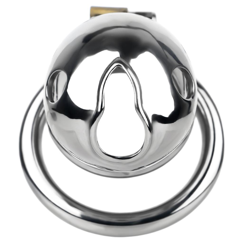 Stainless Steel CB Lock Metal Chastity Lock Male Penis Cage Chastity Gay Sex Toys Cock Ring Urethral Chastity BDSM