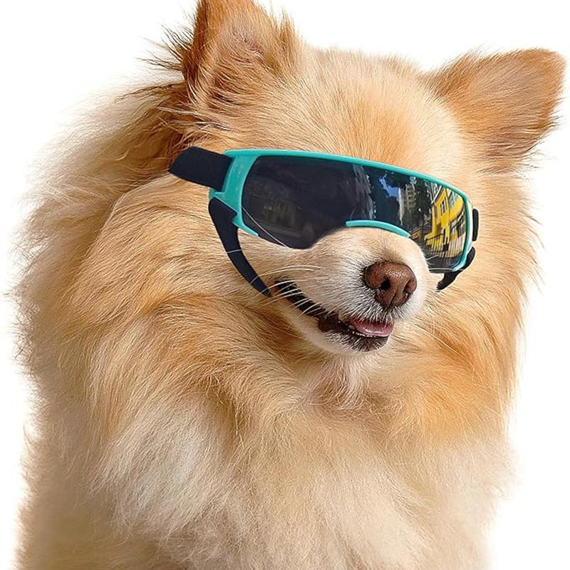 Dog Sunglasses Small Breed Dog Goggles for Small Dogs Windproof Anti-UV Glasses for Dogs Outdoor Eye Protection