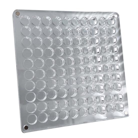 Nail Accessory Storage Box 36/64/100 Grids Transparent Visible Magnetic Closure Beads Nail Rhinestones Small Stones Display Classification Stoarge