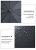 Ten-Rib Automatic Black Glue Sun and Rain Protection Umbrella, Three-Fold Design with Custom Logo Option