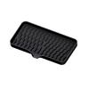 Wavy Pattern Silicone No-Drill Soap Dish & Drain Mat Rack
