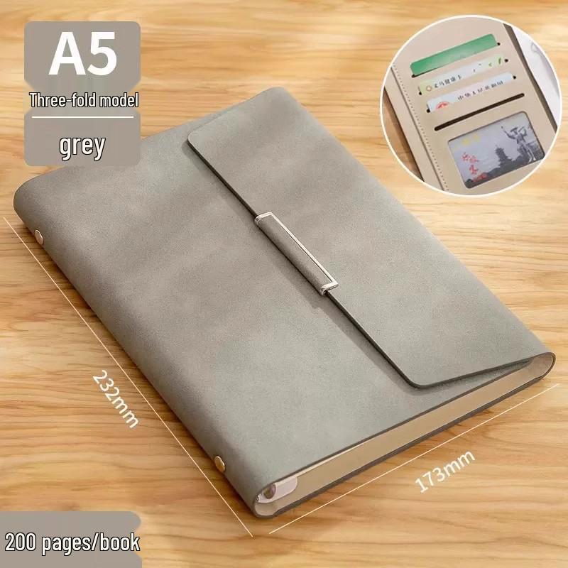 İş ve Öğrenciler İçin Çıkarılabilir Sert Kapaklı Gevşek Yapraklı Defter