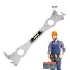 Multi-functional Plumbers Wrench For Under Sink Basin Water Pipe Leveling Wrench Stainless Steel Universal Tools