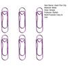 6Pcs Metal Heart Pen Clips Notebook Pen Holders Colored Paperclip Cute Shaped Clips School Supplies Organizer