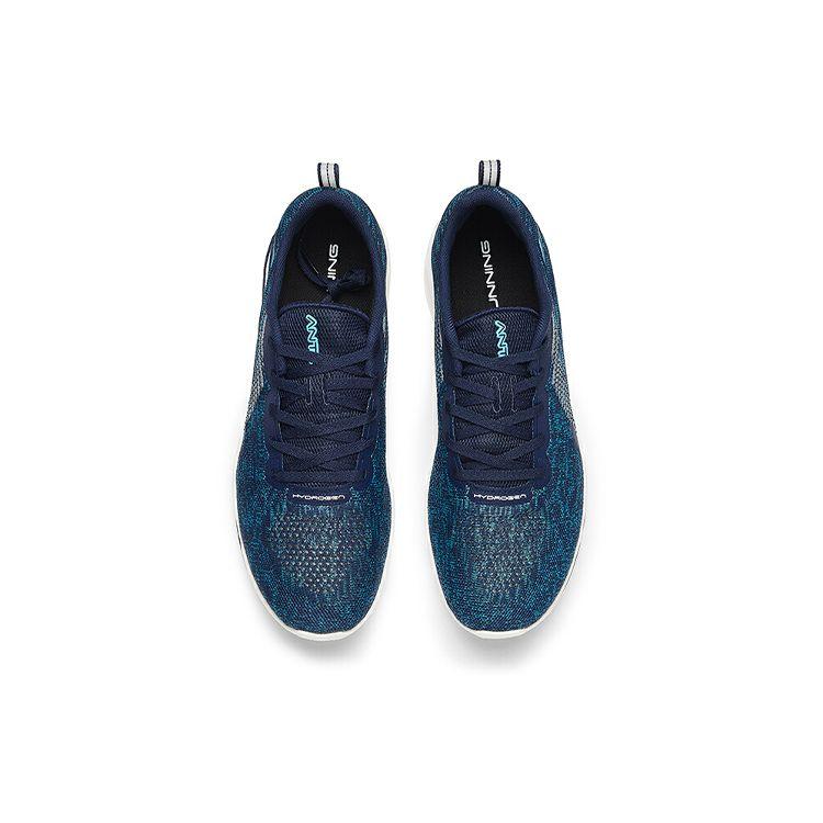 Anta Hydrogen Run 2 Running Series Comfortable Non-Slip Wear-Resistant Low-Top Running Shoes Men Sneakers Blue 112025540-2