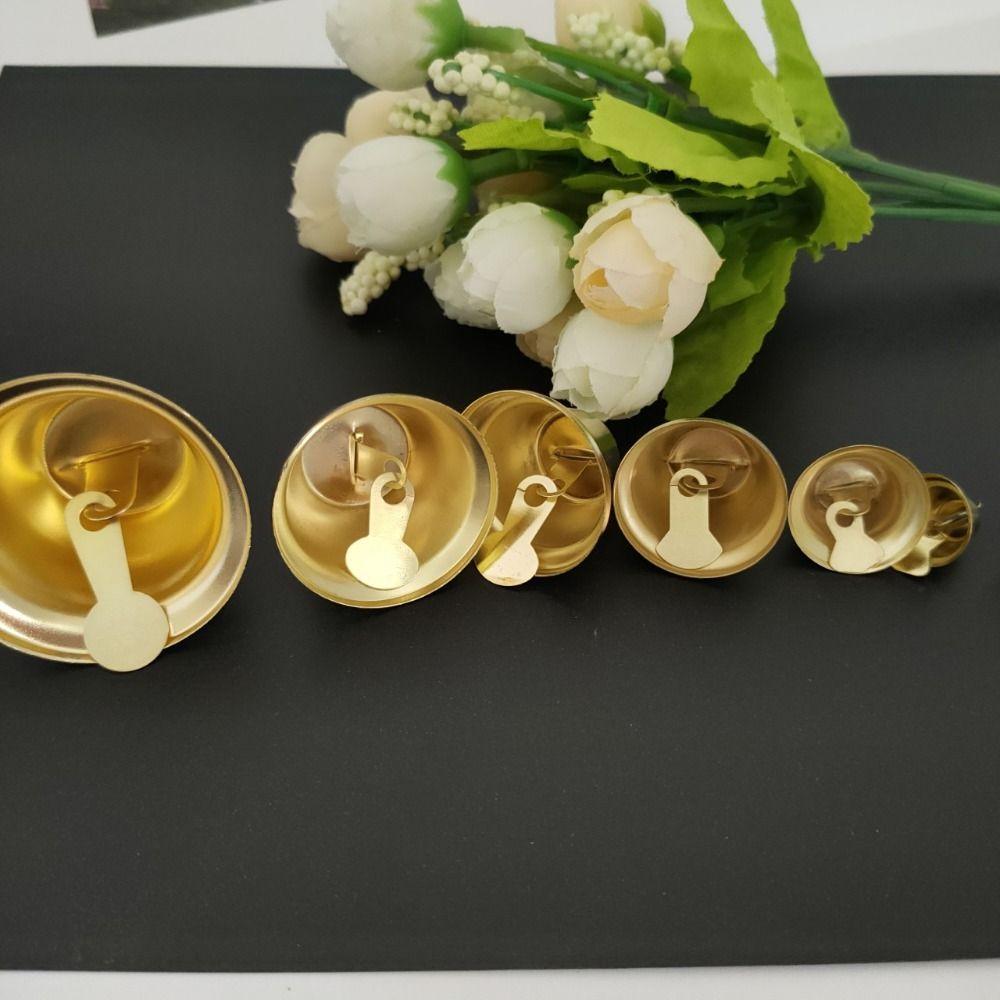 50pcs Wind Chime Gold Small Bell DIY Crafts Small Horn Gingle Bell Jingle Bell  Wedding