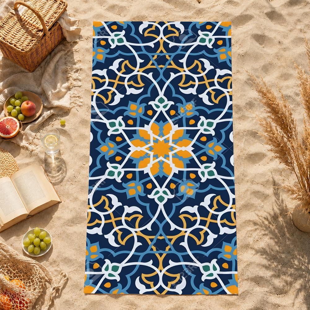art B-Beach p-patterns Towel Towel Beach face towel Quick Dry Soft Sand Resistant for Pool  Gift for Travel Gym Shower sports