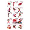 Giant Inflatable Christmas Decor LED Lighted LED Lighted Inflatable Climbing Santa  Outdoor Use