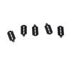 20 Stück Edelstahl Kreuz/Fischgräten/Klinge Charms Anhänger DIY Halskette Ohrringe Armbänder Anhänger Schmuckherstellung Zubehör