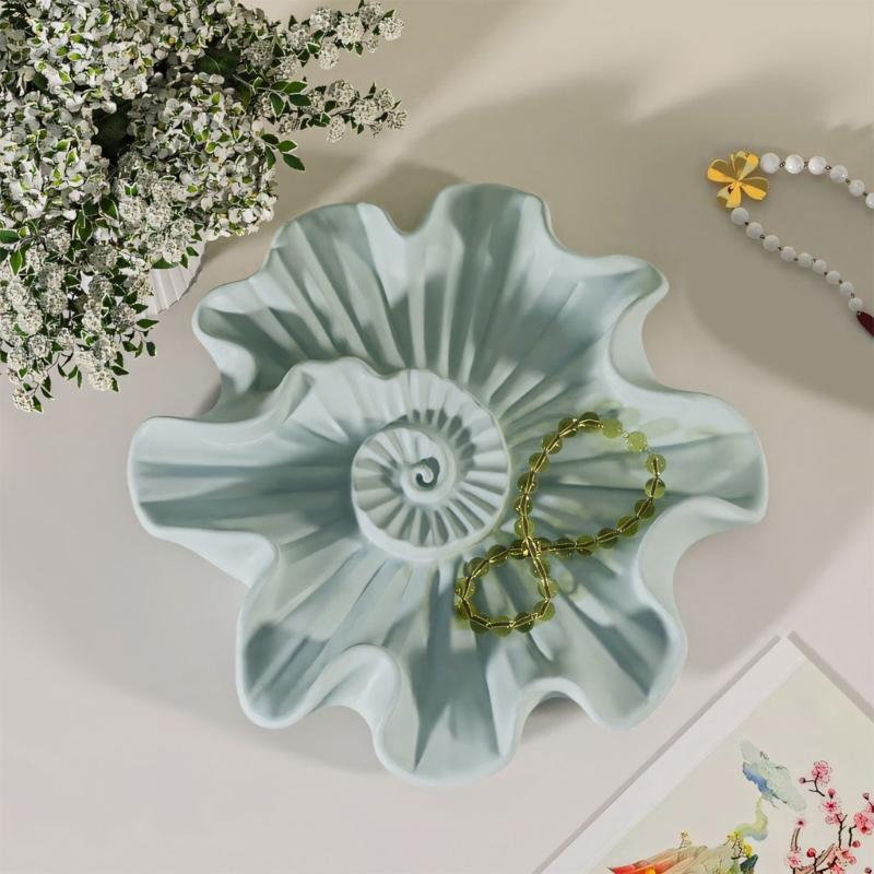 Creative Silicone Mold Jewelry Tray Moulds Helical Shape Silicone Texture Handmade Molds Perfect for Home Decorating