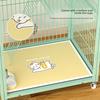 Large Cat House Square Tube Metal Enclosure Multi-Level Kitty Mansion & Pet Playpen Movable Storage Shelf & Comfortable Cat Bed