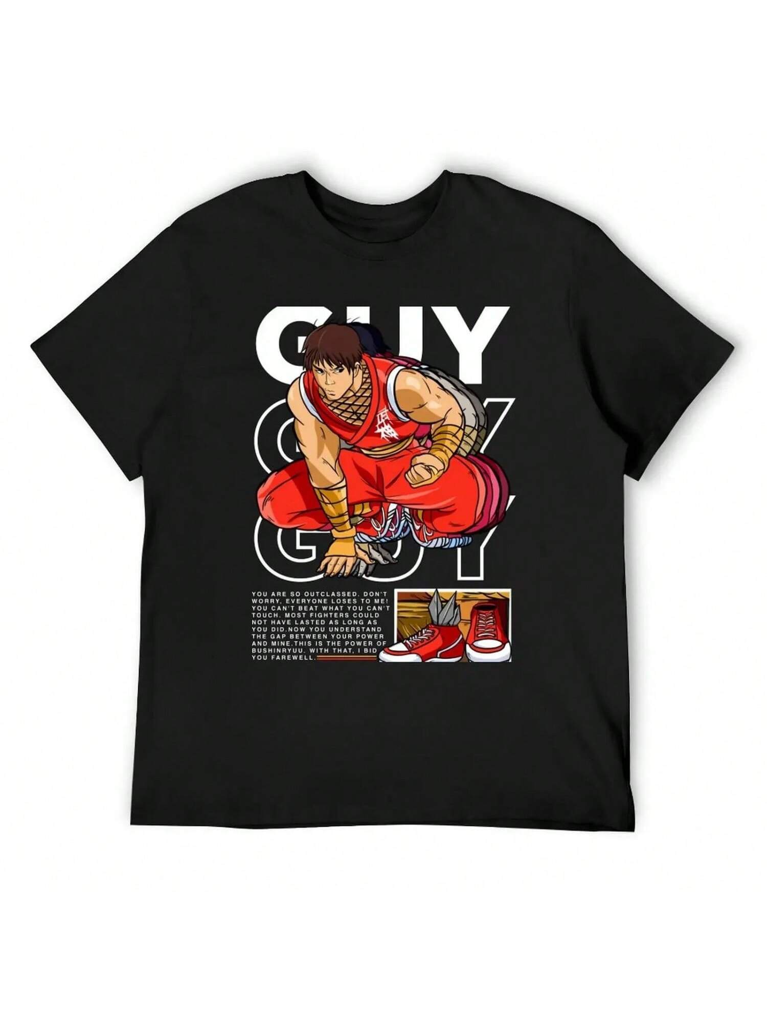 Guy T-Shirt Anime Figures Graphics Essential T Shirt Plain T Shirts unisex S разноцветный