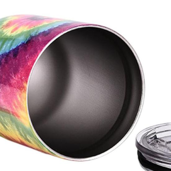 30 Oz Water Bottle Heat Preservation Food Grade Leak-proof Tie-dye Stainless Steel Water Cup Outdoor Accessories