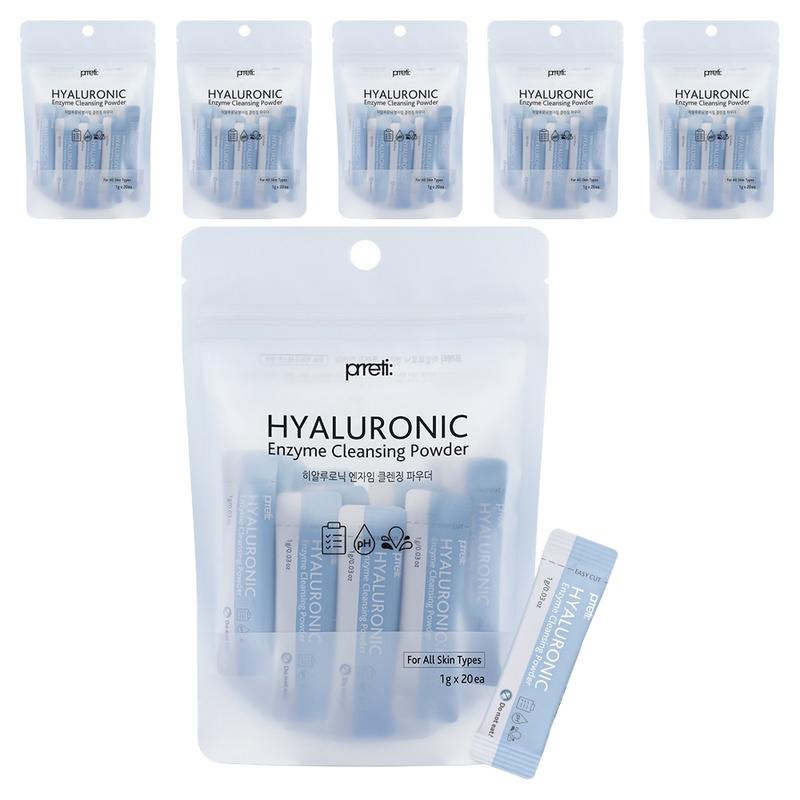 Pretti Hyaluronic Enzyme Cleansing Powder, 20g, 6 pcs