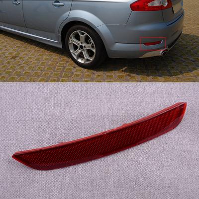 CITALL Bal Oldali Piros Lencse Hátsó Lökhárító Hátsó Lámpa Fényvisszaverő Fedél Alkalmas Ford Mondeo MK4 2007 2008 2009 2010 Autó Tartozékokhoz