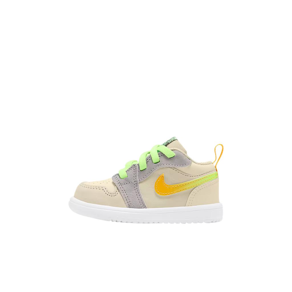 Jordan 1 Leather Low Alt Sneaker Baby Sneaker Yellow HQ5776-001