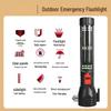 UOSU 705 Portable Solar Rechargeable Flashlight with Window Breaker