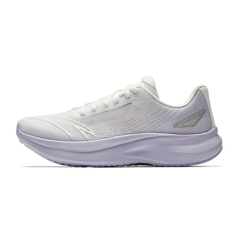 Anta Wind Speed Women Low Top Racing Training Running Shoes White Purple 922535561-1 40