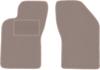 Beżowe dywaniki przednie dla: Fiat Coupe I coupe (1994-2000)