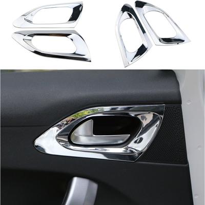 ABS Chrom Vordere / Hintere Türgriff Schale Abdeckung Innen Türschale Verkleidung Für Peugeot 208 2015 -