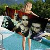 S-System of a D-Down Band Microfiber Beach Towel Absorbent Quick dry Soft Yoga Swimming Resort Mountain Climbing Towel