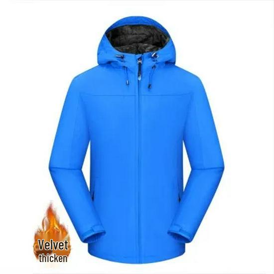 Unisex Outdoor-Windjacke für Paare: Lässige Kapuzenjacke für Frühling-Herbst zum Wandern, anpassbares Logo.