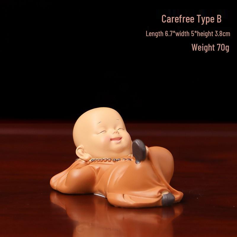Creative Chinese Monk Ornaments for Home Decor - Living Room, TV Cabinet, Entrance, Tea Table, Study & Office Decorations