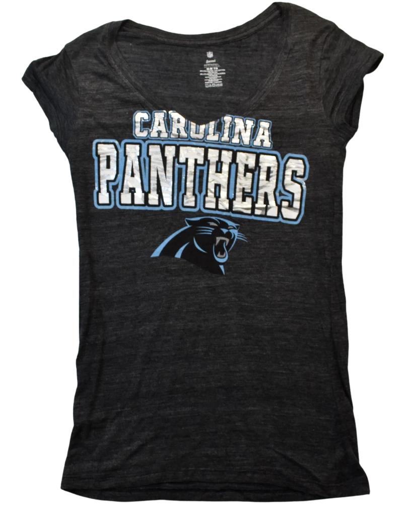 NFL Teens Apparel Juniors Carolina Panthers Football Shirt New M, L 4XL
