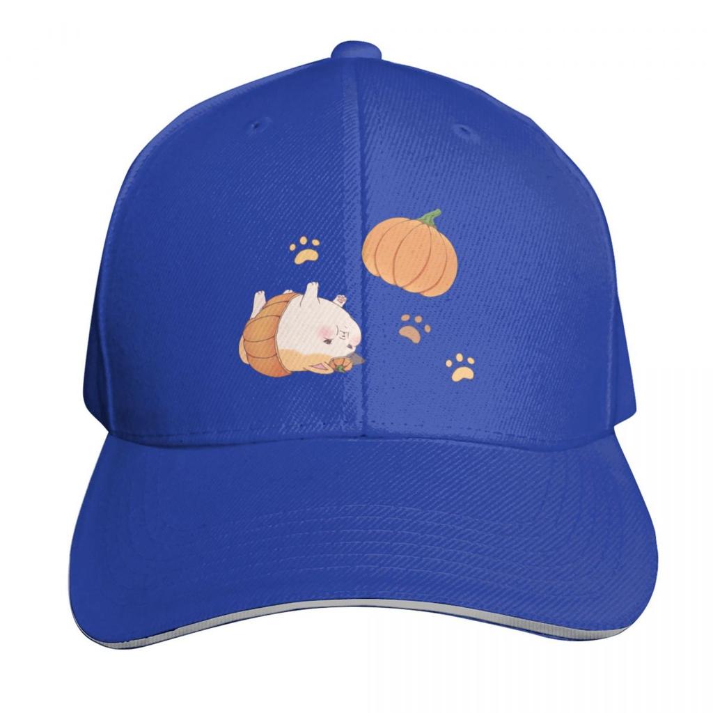 FFXIV Halloween Pumpkins Fat Cat Baseball Cap Funny hats Christmas Hat Hood Hat Baseball Cap Womens Golf Wear Unisexs