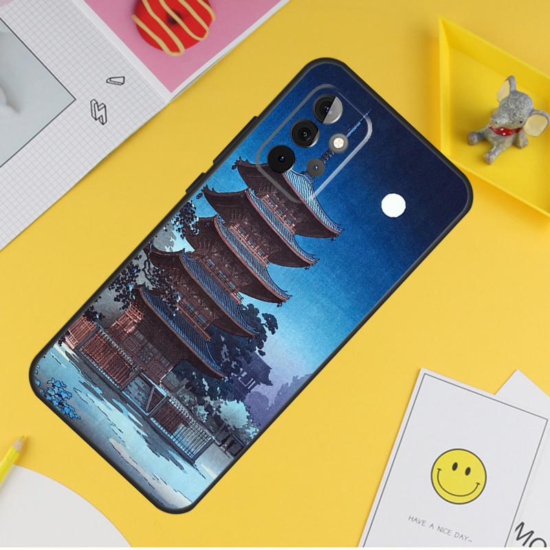 Ukiyo-e Japanese Style Art Case For Samsung Galaxy A16 A26 A36 A56 A06 A55 A35 A15 A53 A32 A52 A33 A13 A14 A34 A54 A17