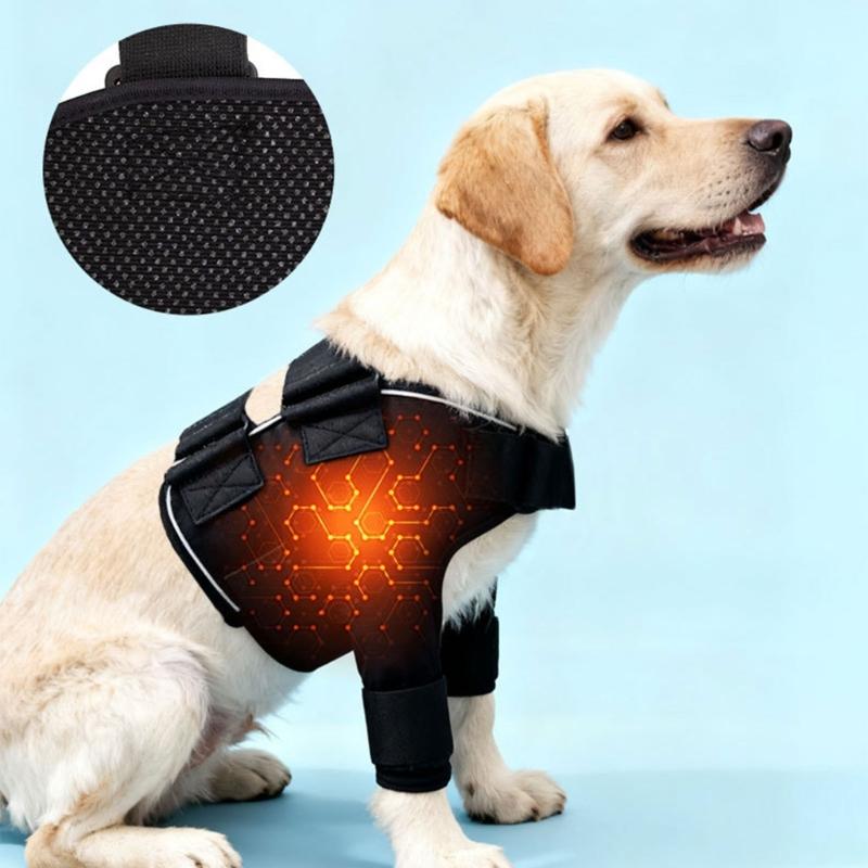 Adjustable Dog Shoulder Brace Front Leg Support for Quick Application Daily Pet Care Routine Outdoor Walking Support