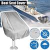 Rainproof Outdoor Captain's Boat Seat Cover - 210D Protective Sleeve for Fixed Rear Seat