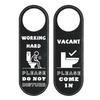 Bathroom Door Sign Do Not Disturb Sign For Washroom For Bathroom Front And Back Sides Long-lasting Contrasting Colors