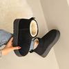 Real Sheepskin Wool Low-Cut Warm Comfortable Shoes Women Fashion Short Shoes New Winter Warm Boots Fur Ladies Snow Boots