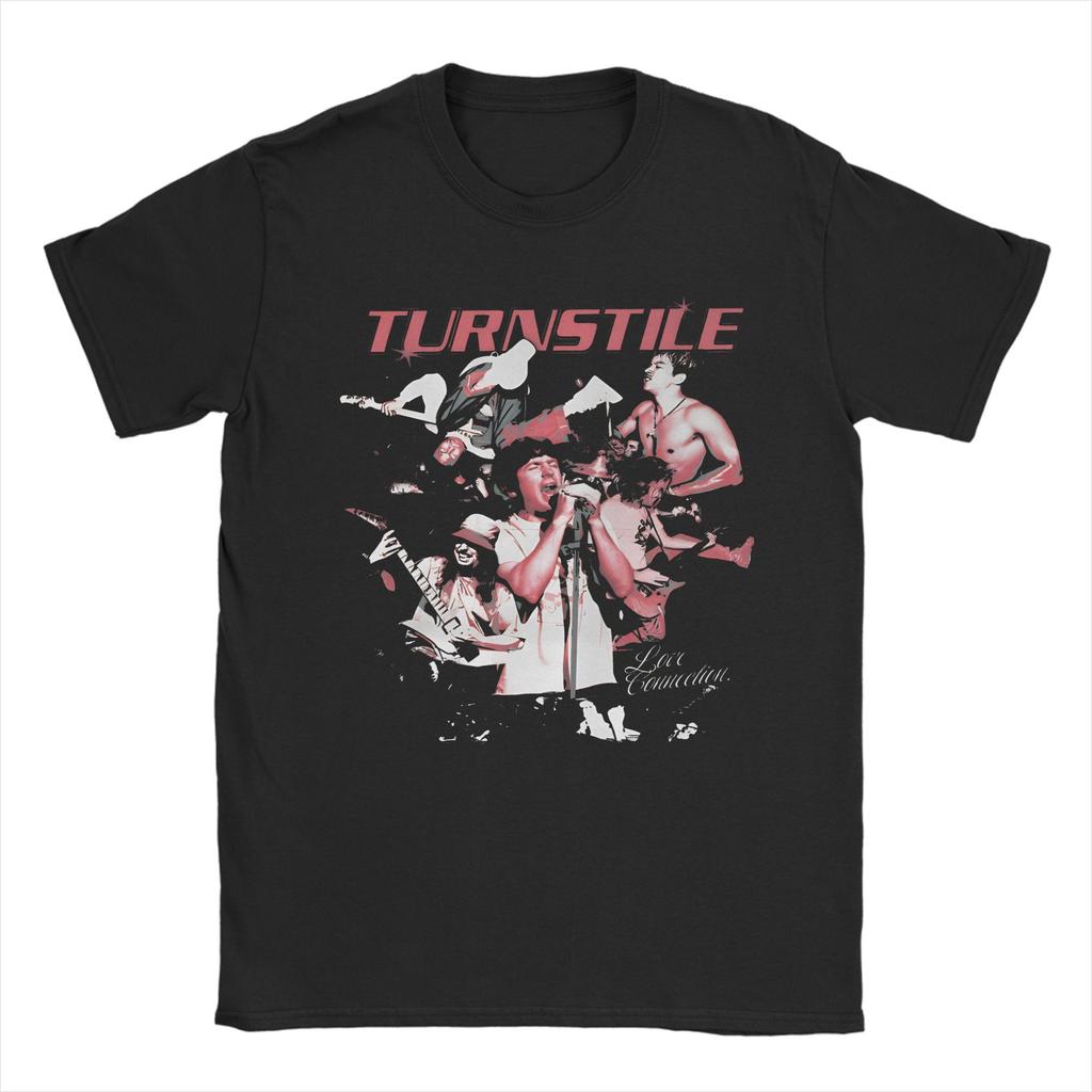 Men Women Graphic Printing Turnstile band T Shirt Tee 100% Cotton  T-shirts Clothing