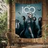 De 100 Seizoen TV Serie Show Kleurrijk Wandkleed Hippie Bloemen Wandtapijten Slaapkamer Decoratie Wandkunst Decoratie
