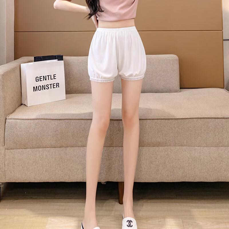 Women's Ice Silk Lace Safety Shorts