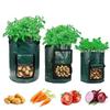 Potato Planting Bags with Window, PE  Bags for Potato and Tomato Cultivation, Breathable Vegetable Planting Buckets for Garden and Balcony