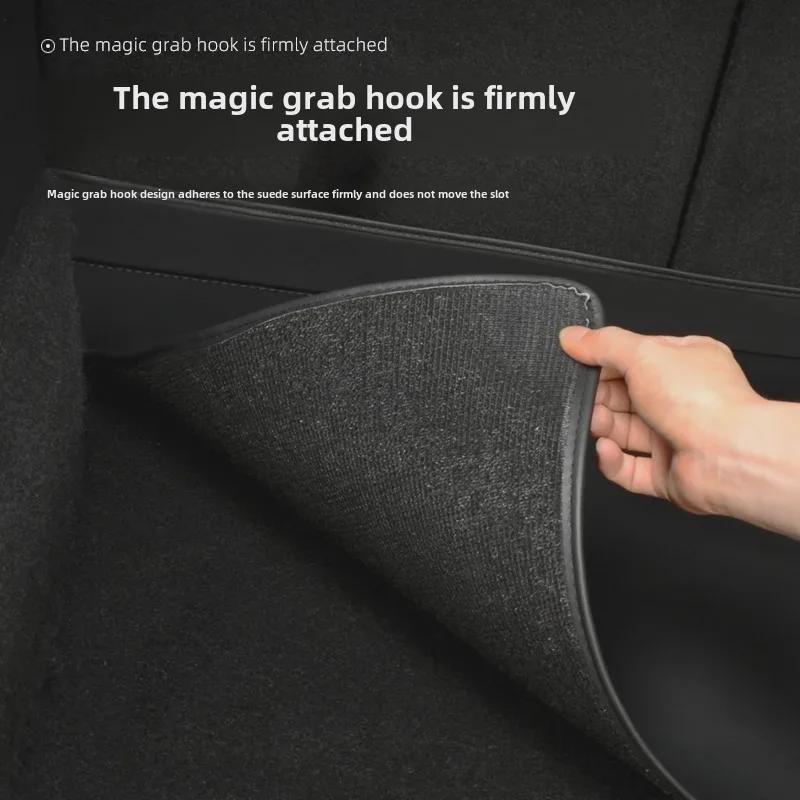 Kofferraumschutzpolster aus Leder für den Innenraum des Tesla Model 3/Y